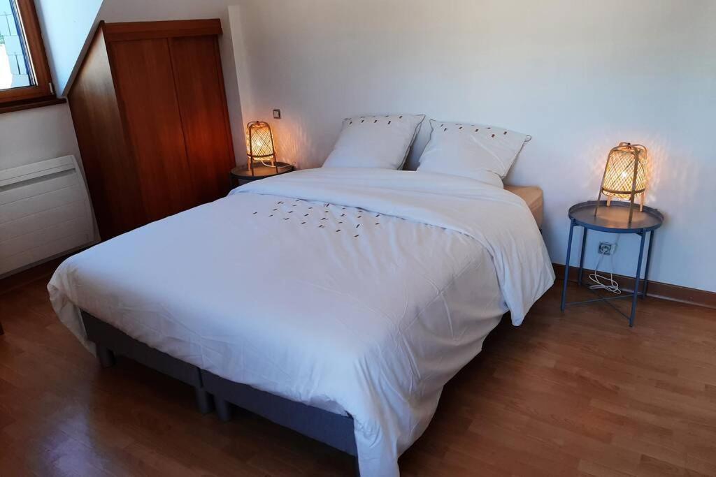 La Maison Bleue Saint-Sauveur-des-Landes Esterno foto